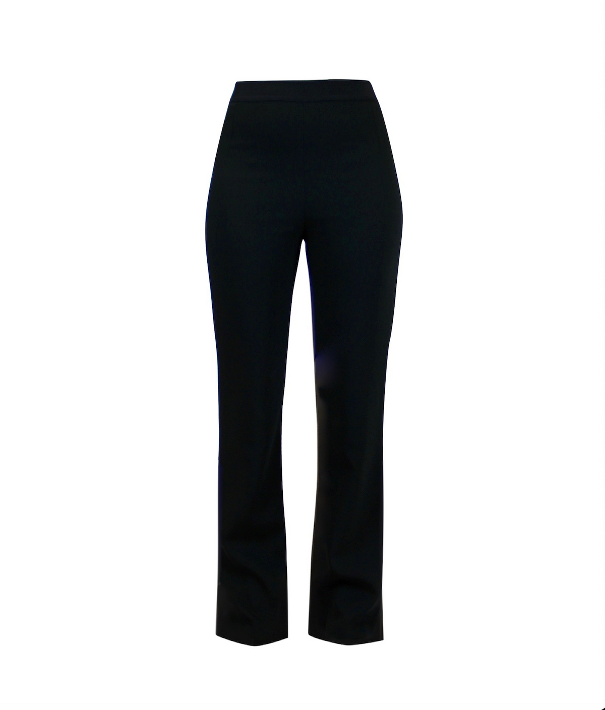 Gerade schwarze Multiplyfashion Hose mit elastischem Gummibund.