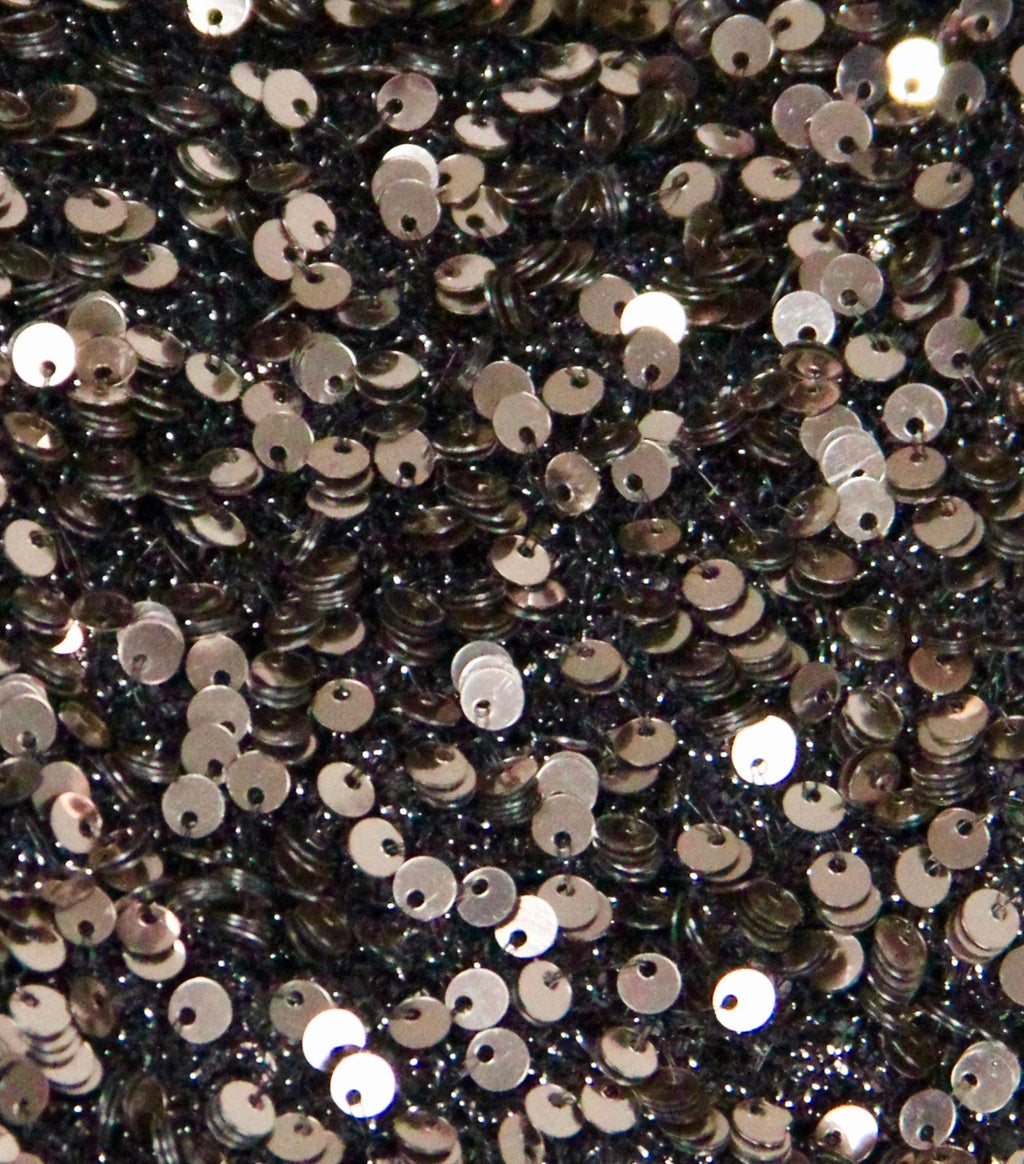 Detailansicht Paillettenstoff gold